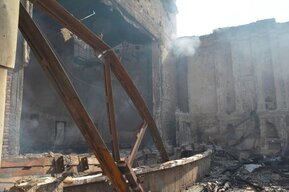 Часть конструкций дома офицеров в Энгельсе придется снести (сценическую коробку уже демонтировали)