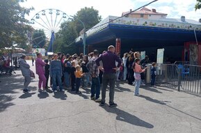 На аттракционной площадке Горпарка Саратова устроили праздник для многодетных семей