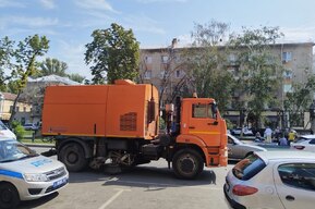 На Московской «КамАЗ» сбил женщину