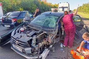 В ДТП на трассе пострадали двое детей: младшему — семь