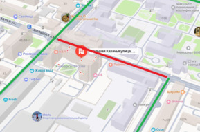 В Саратове перекрыли участок центральной улицы