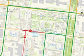 В центре Саратова до вторника перекрыли движение