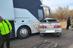 В Гагаринском районе столкнулись ВАЗ и автобус маршрута «Саратов — Белгород»: есть погибший