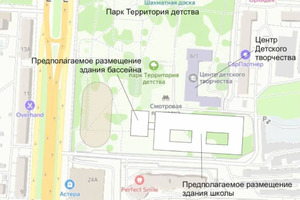 Объявлены торги на озеленение сквера, где сейчас строят школу (потратят сотни тысяч рублей)