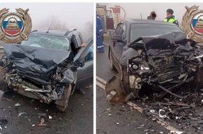 В Аркадакском районе произошло жесткое столкновение «Лады» и Skoda