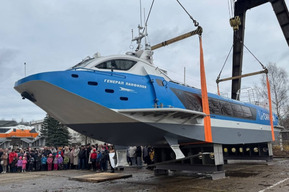 Спущен на воду еще один «Валдай» для Саратовской области
