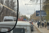 «Город встал»: из-за перекрытия улицы Разина жители двух районов Саратова не могут добраться на работу