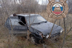 У железнодорожной станции съехал с дороги ВАЗ: водителю стало плохо за рулём