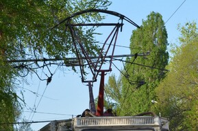 Сломавшийся рядом с депо трамвай заблокировал работу двух маршрутов