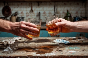 В Саратовской области рецидивист едва не задушил приятеля за отказ вместе выпить