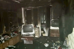 Неосторожный курильщик погиб на пожаре в райцентре