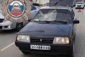 На выезде из Энгельса молодой водитель сбил женщину