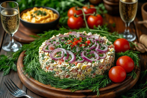 Стало известно, в какую сумму в этом году обойдется приготовление традиционных новогодних салатов (все они подорожали)