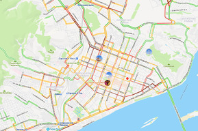 Второе утро подряд в Саратове наблюдаются 10-балльные пробки