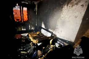 На пожаре в пятиэтажке в Балаково погибли два человека