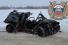 Водитель отечественной легковушки погиб в столкновении с КамАЗом в Красноармейском районе