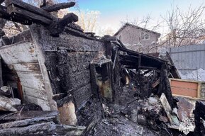 На пожаре в доме на Шелковичной погиб мужчина