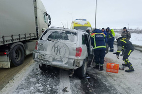 Два человека пострадали в столкновении машин у села Шевыревка