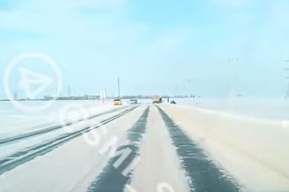 На нечищеной трассе в Ровенском районе произошло ДТП (видео)