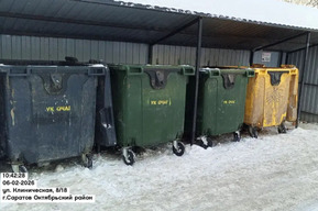 Саратовский регоператор назвал адреса контейнерных площадок, которые своевременно чистили от снега