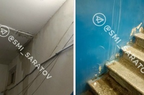 «Вода течёт с потолка и по стенам»: саратовчанка пожаловалась на плачевное состояние дома в Ленинском районе