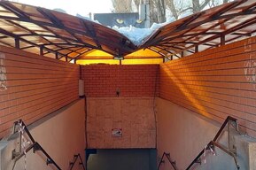 Подземный переход с печальной историей скоро останется без козырька