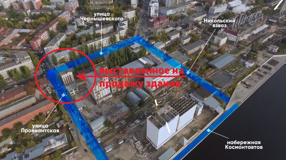 Триумфальная распродажа: пять лет назад мэр Исаев пообещал губернатору фееричную реновацию на саратовской набережной, но у инвесторов, похоже, другие планы — один из объектов уже выставлен за 107 миллионов рублей