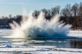 В Саратовской области будут взрывать лёд: обращение чиновников