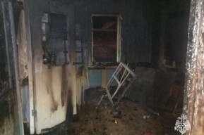 В Вольском районе из-за неосторожного обращения с огнем при курении сгорел дом: погиб мужчина