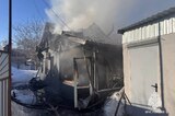 На пожаре на 1-й Дачной пострадал мужчина: его увезли в ожоговый центр