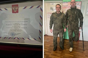 «С напарником взял в плен семь солдат противника»: бойца из Балаково наградили «Золотой Звездой» Героя РФ