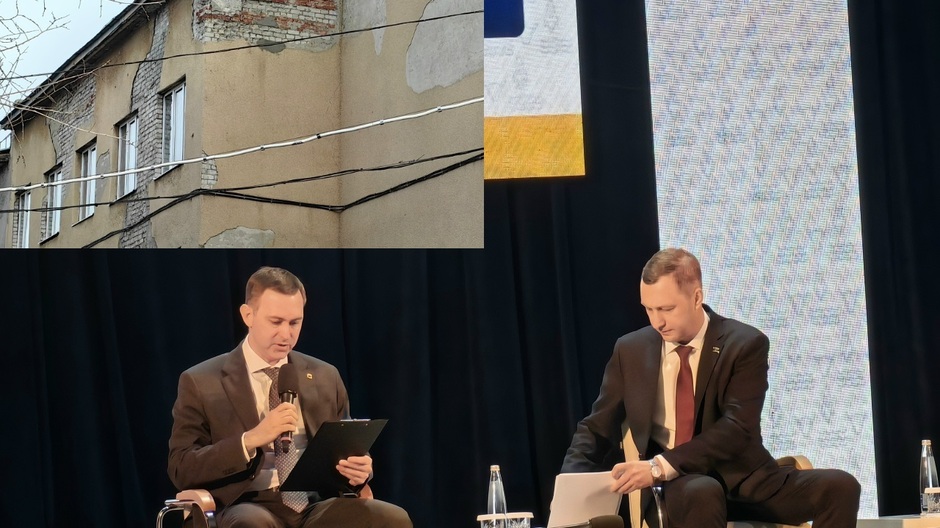 Губернатор приехал узнать об успехах Энгельсского района в обрушающийся центр народного творчества (слушать о проблемах он не стал)