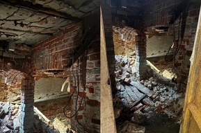 В доме-памятнике на Большой Казачьей обрушилось перекрытие подвала