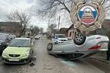 В Энгельсе перевернулась KIA
