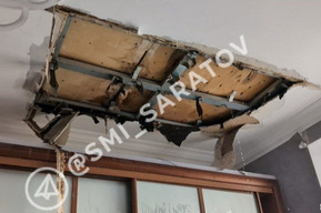 Обрушением потолка в памятнике регионального значения в Саратове заинтересовались на федеральном уровне