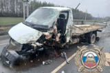 Водитель ГАЗели пострадал в столкновении с фурой у Озерок