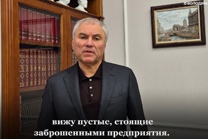 Володин упрекнул саратовские власти в недостатке внимания к закрытым птицефабрикам и созданию рабочих мест