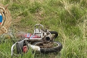 Мужчина перевернулся в поле на мопеде и погиб