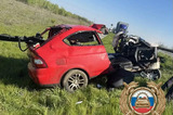 Водитель «Приоры» погиб в столкновении с фурой у Каменки