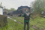 Пожарные нашли в сгоревшем частном доме тело пенсионера