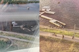 В Энгельсе дети едва не уплыли на оторвавшемся понтоне по Волге, жители боятся трагедии