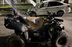 Ночью в Заводском районе женщина на квадроцикле попала в ДТП и погибла