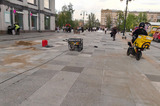 На площади Кирова опять будут менять плитку