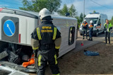 В Саратове столкнулись «Лада» и пассажирская «ГАЗель»: пострадали 11 человек
