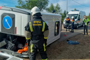 В Саратове столкнулись «Лада» и пассажирская «ГАЗель»: пострадали 11 человек