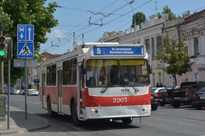 В Саратове прервано движение по четырем троллейбусным и одному трамвайному маршруту