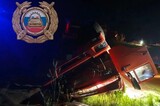 Водитель перевернувшегося грузовика погиб в ДТП в Краснопартизанском районе