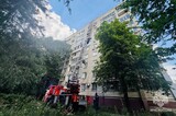 Из горящей девятиэтажки в Саратове эвакуировали 11 человек