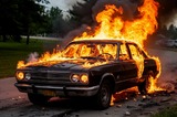 За сутки в Саратовской области сгорели два автомобиля