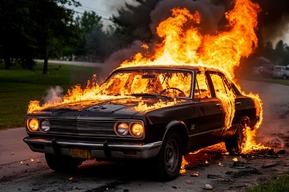 За сутки в Саратовской области сгорели два автомобиля
